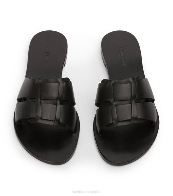 Sandalen| de Tony Bianco Frauen Wohnungen erzwingen Schwarz 4624610